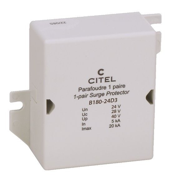 Citel Surge Protection Device, 24V, 2 Wires B180-24D3 - main